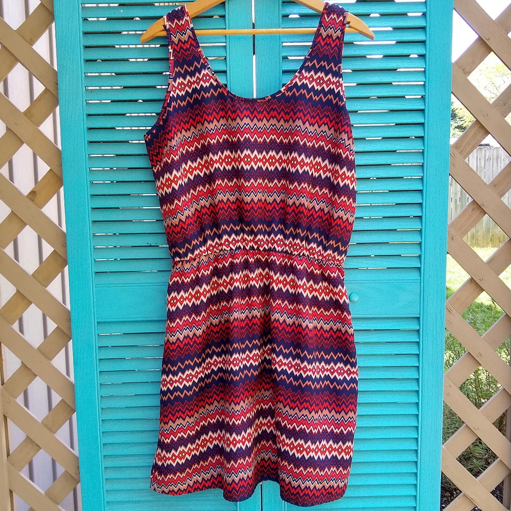 Sunday in Brooklyn Geometric Print Tank Dress - Picture 1 of 6